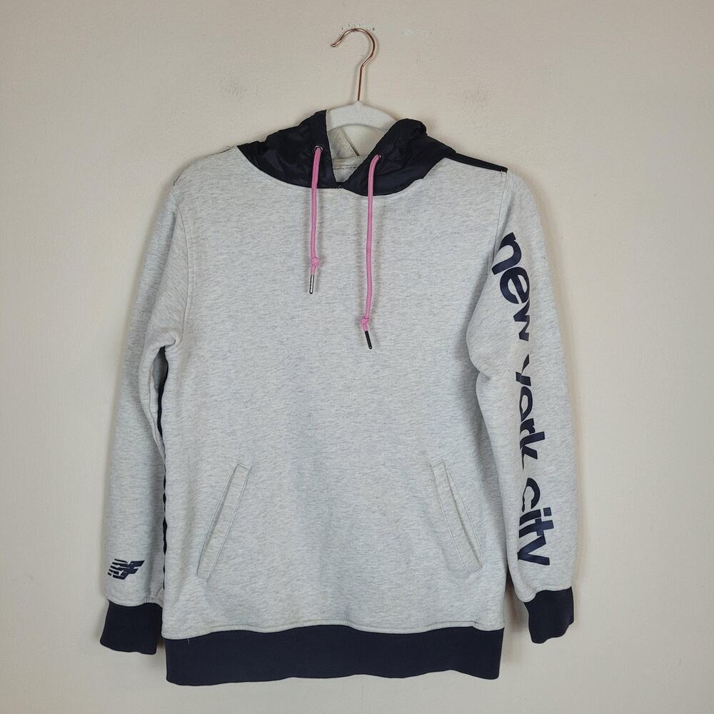 Kith x New‎ Balance Hoodie Mens XS Gray Navy Daytona New York City Pullover